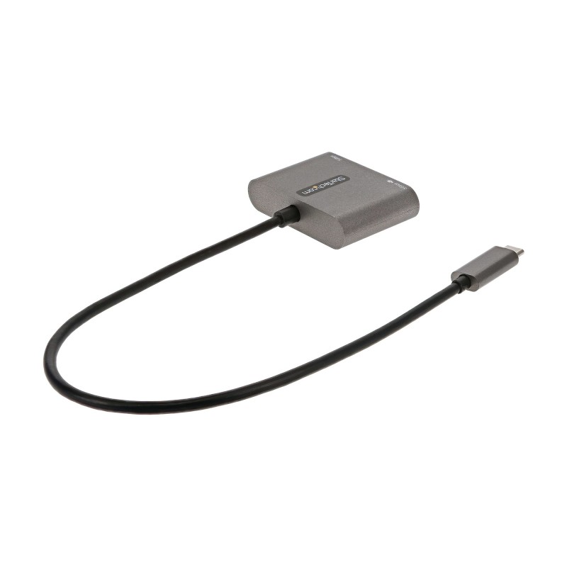 StarTech.com Adattatore multiporta USB C - USB-C a HDMI 4K - 100W PD Pass-Through - Hub USB 3.0 5Gbps (1xType-C 1xA) - Mini