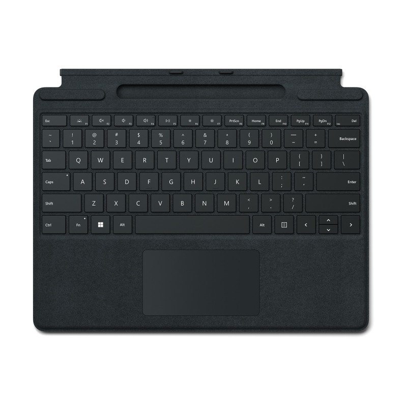 Microsoft Surface Pro Signature Keyboard Nero Microsoft Cover port QWERTY Italiano