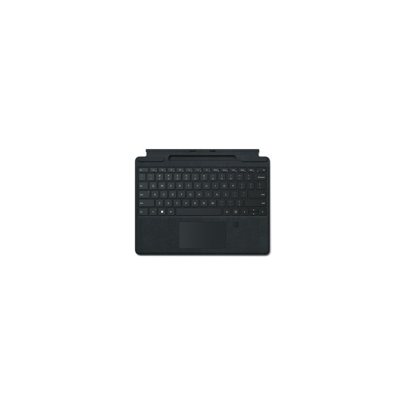 Microsoft Surface Pro Signature Keyboard with Fingerprint Reader Nero Microsoft Cover port QWERTY Italiano