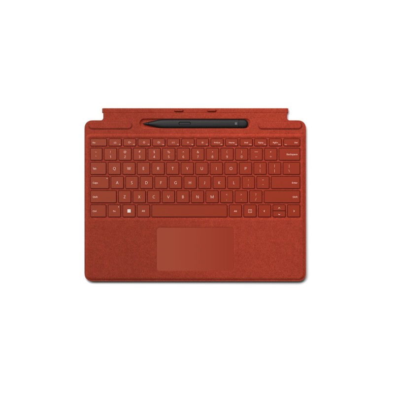 Microsoft Signature with Slim Pen 2 Rosso Microsoft Cover port QWERTY Italiano