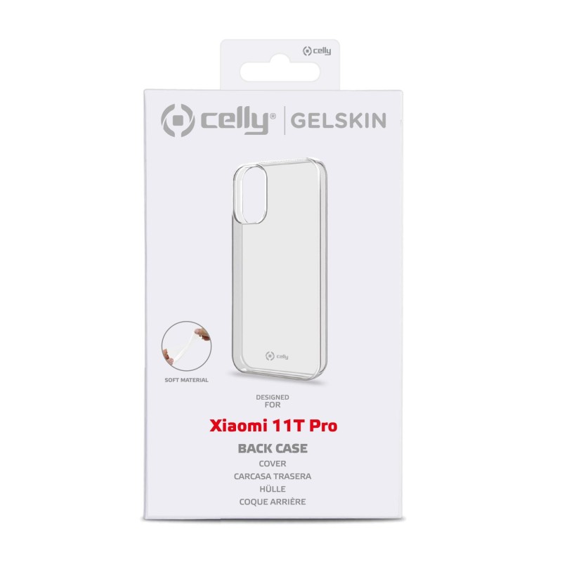 Celly GELSKIN982 custodia per cellulare 16,9 cm (6.67") Cover Trasparente