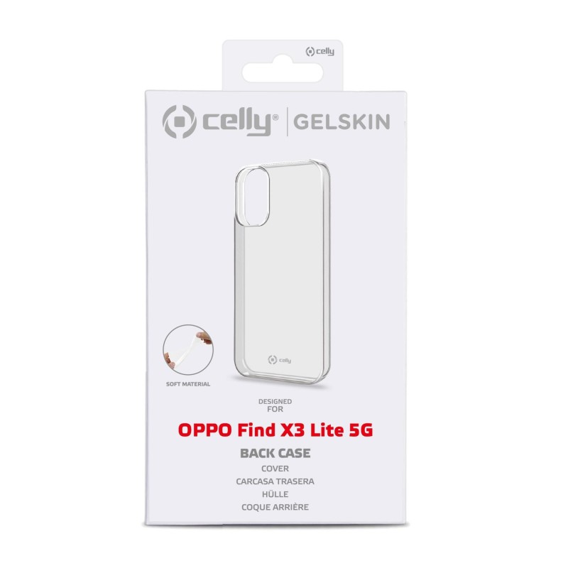 Celly GELSKIN975 custodia per cellulare 16,3 cm (6.43") Cover Trasparente