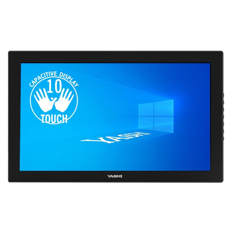 YASHI YZ2410 Monitor PC 59,9 cm (23.6") 1920 x 1080 Pixel Full HD LED Touch screen Nero