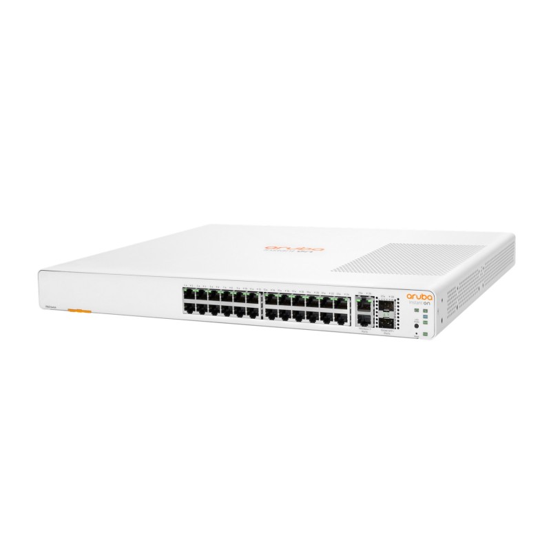 Aruba Instant On 1960 24G 2XGT 2SFP+ Gestito L2+ Gigabit Ethernet (10 100 1000) 1U Bianco