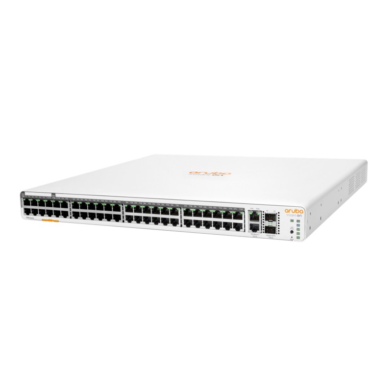 Aruba Instant On 1960 48G 40p Class4 8p Class6 PoE 2XGT 2SFP+ 600W Gestito L2+ Gigabit Ethernet (10 100 1000) Supporto Power