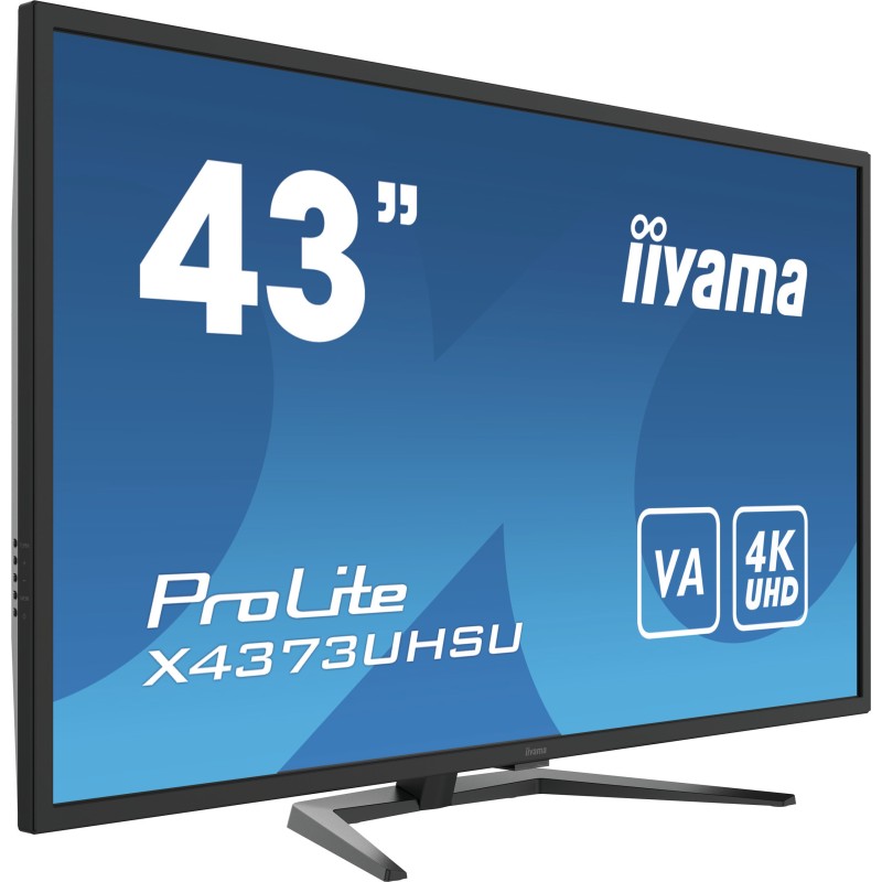 iiyama ProLite X4373UHSU-B1 Monitor PC 108 cm (42.5") 3840 x 2160 Pixel 4K Ultra HD Nero