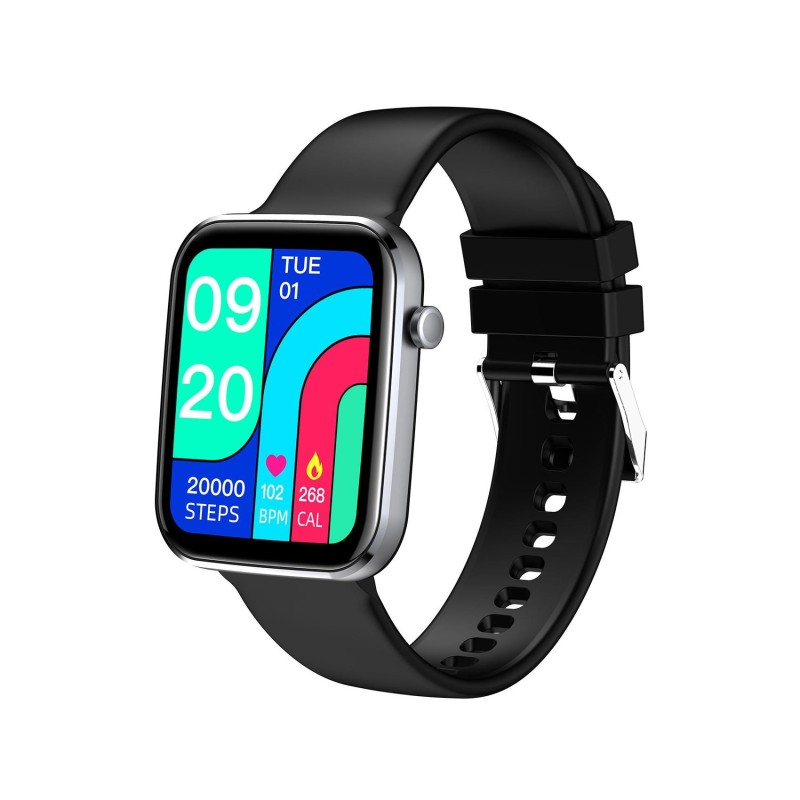 Celly TRAINERWATCHBK smartwatch e orologio sportivo Touch screen Cromo GPS (satellitare)