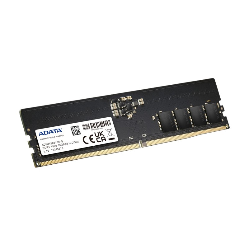 ADATA AD5U480016G-S memoria 16 GB 1 x 16 GB DDR5 4800 MHz Data Integrity Check (verifica integrità dati)