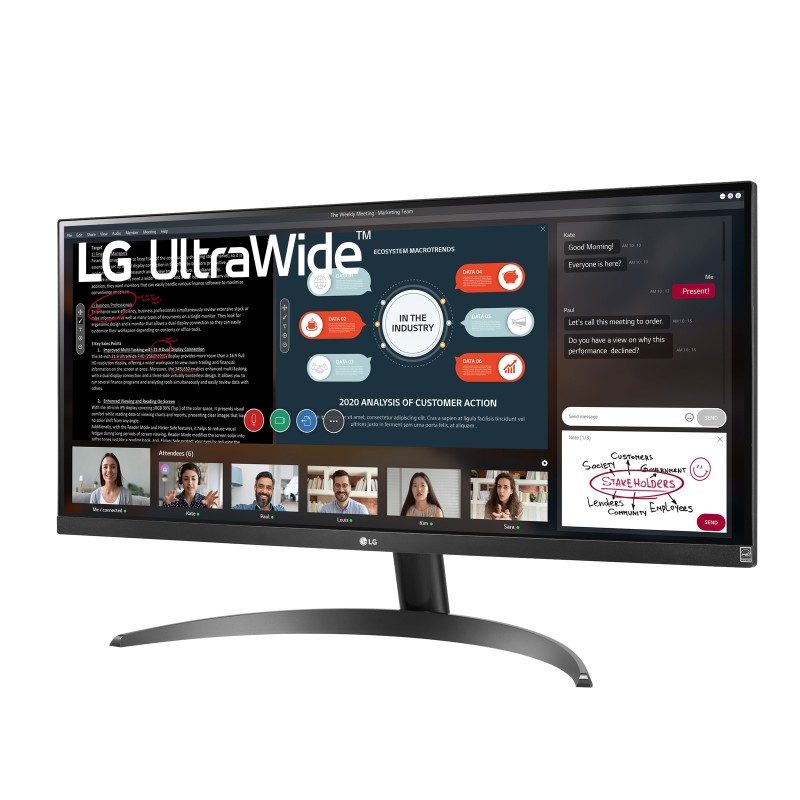 LG 29WP500-B Monitor PC 73,7 cm (29") 2560 x 1080 Pixel UltraWide Full HD LED Nero