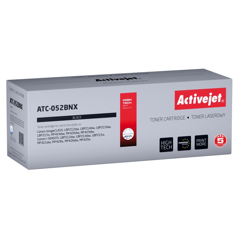 Activejet ATC-052BNX cartuccia toner 1 pz Compatibile Nero