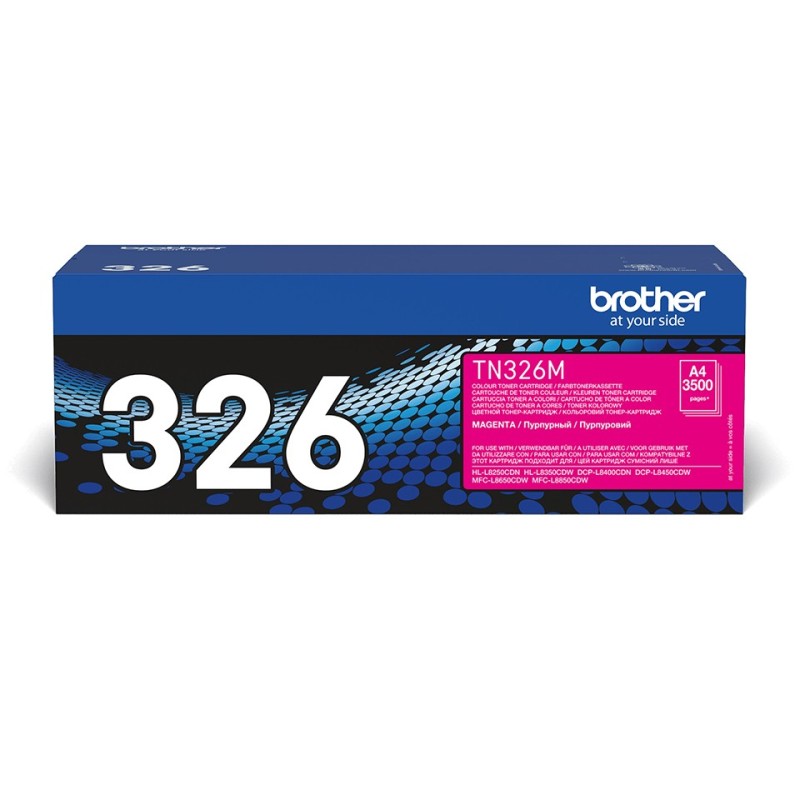 Brother TN-326M cartuccia toner 1 pz Originale Magenta