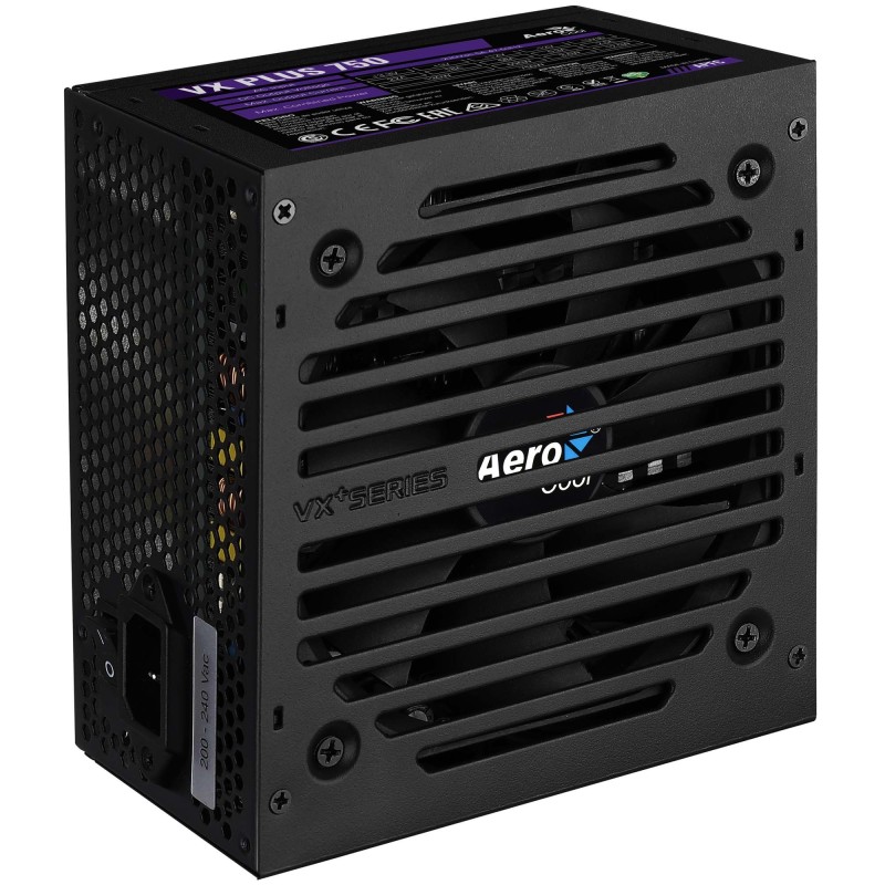 Aerocool VX PLUS 750 alimentatore per computer 750 W 20+4 pin ATX ATX Nero