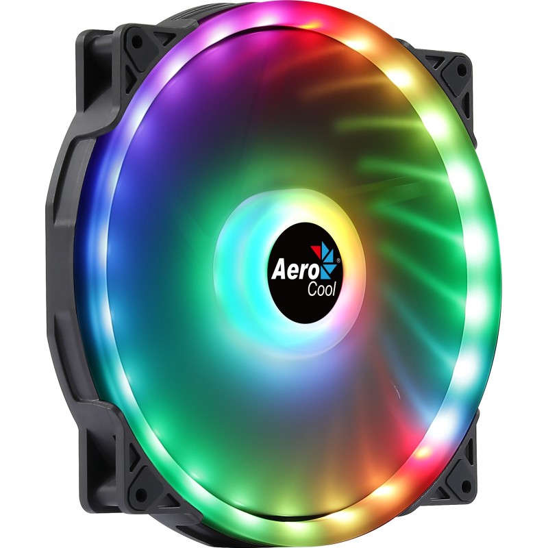 Aerocool Duo 20 Case per computer Ventilatore 20 cm Nero