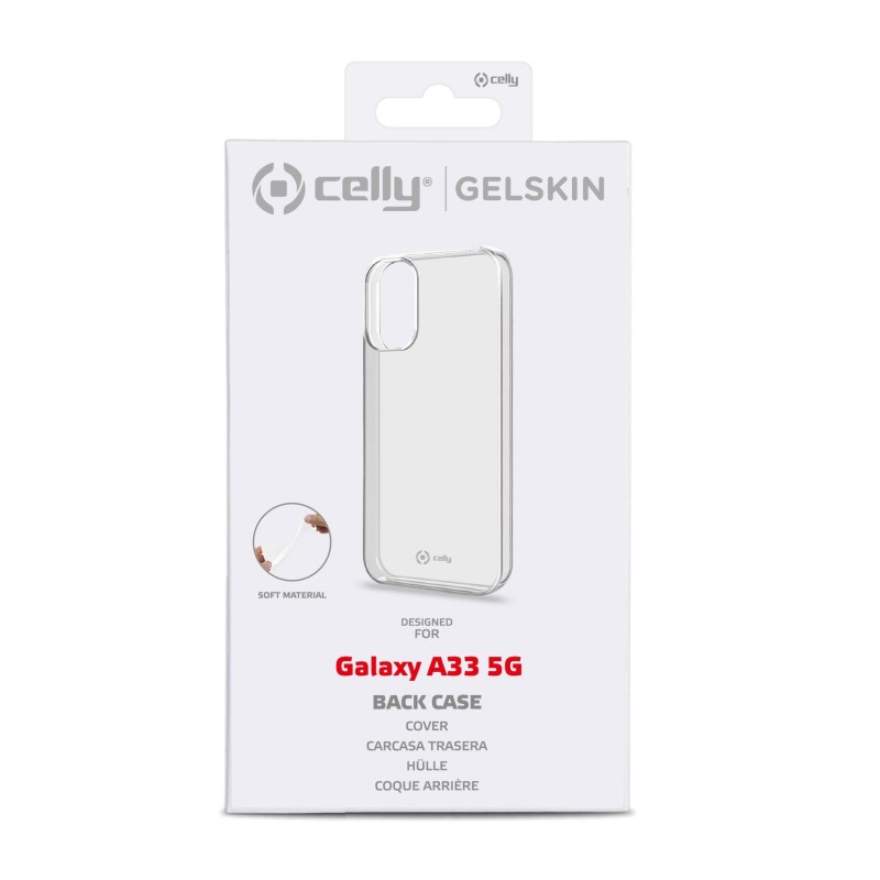 Celly Gelskin custodia per cellulare 16,3 cm (6.4") Cover Trasparente