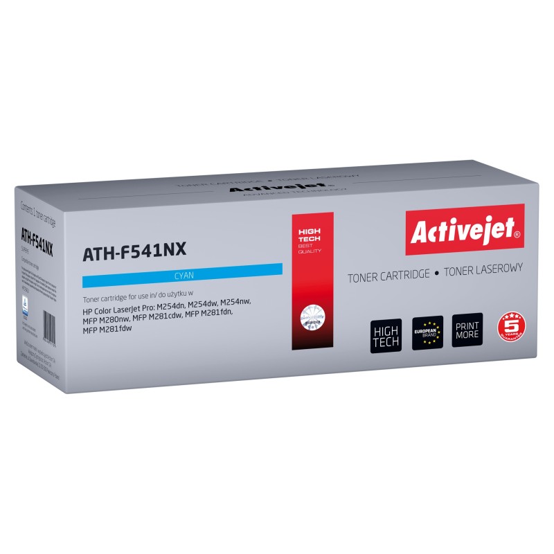 Activejet ATH-F541NX cartuccia toner 1 pz Compatibile Ciano