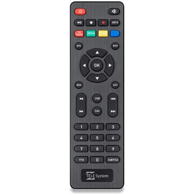 TELE System 58035006 telecomando IR Wireless Sintonizzatore TV Pulsanti