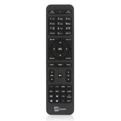 TELE System 58035012 telecomando IR Wireless Sintonizzatore TV Pulsanti