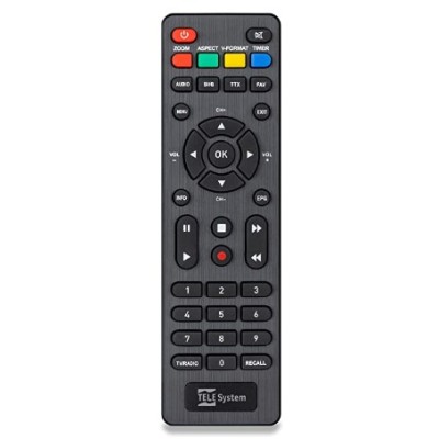 TELE System 58035010 telecomando IR Wireless Sintonizzatore TV Pulsanti