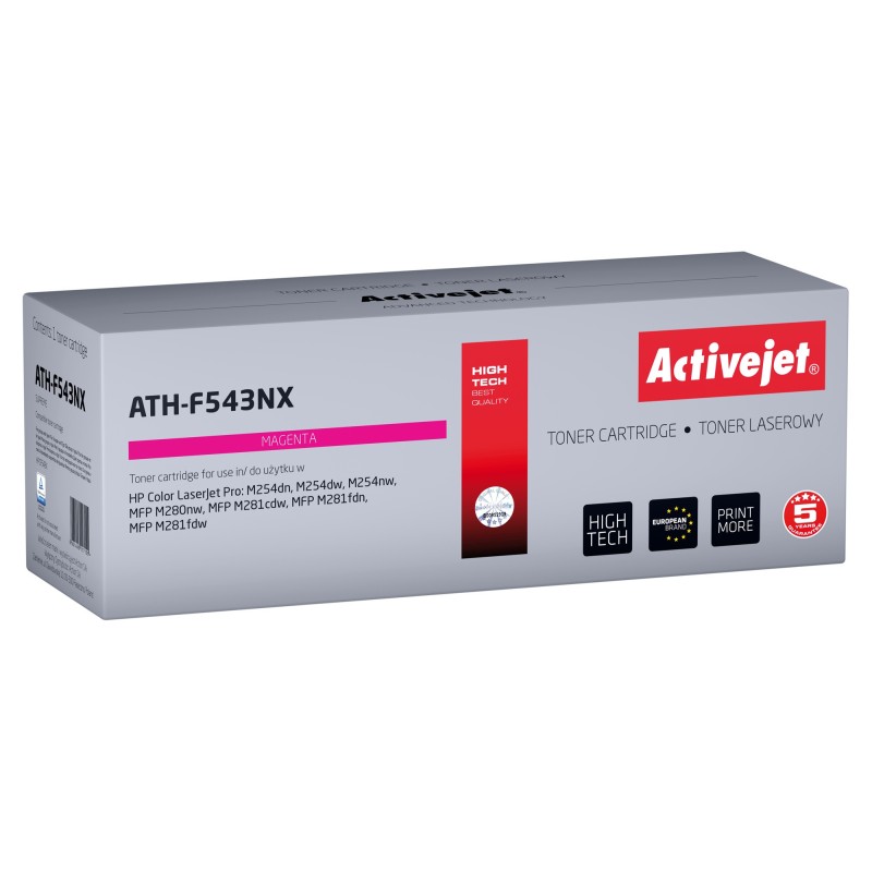 Activejet ATH-F543NX cartuccia toner 1 pz Compatibile Magenta