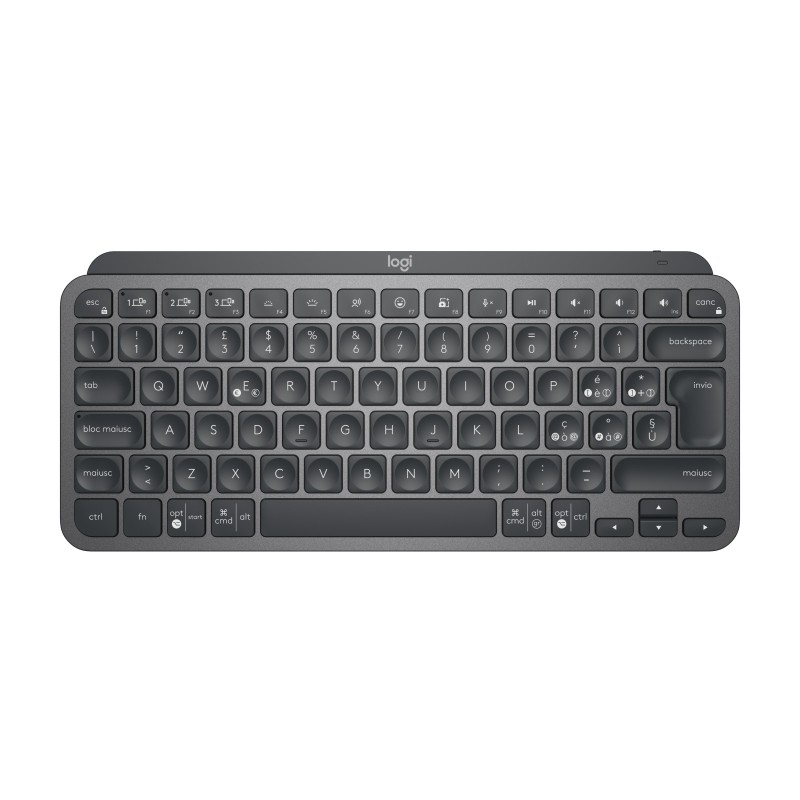 Logitech MX Keys Mini for Business tastiera RF senza fili + Bluetooth QWERTY Italiano Grafite