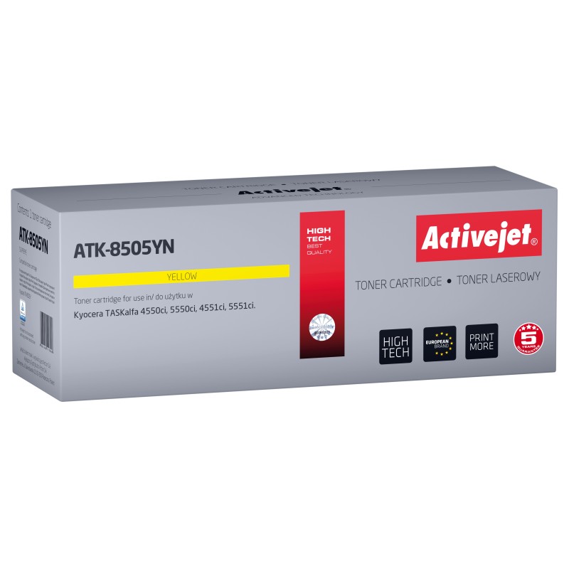 Activejet ATK-8505YN cartuccia toner 1 pz Compatibile Giallo