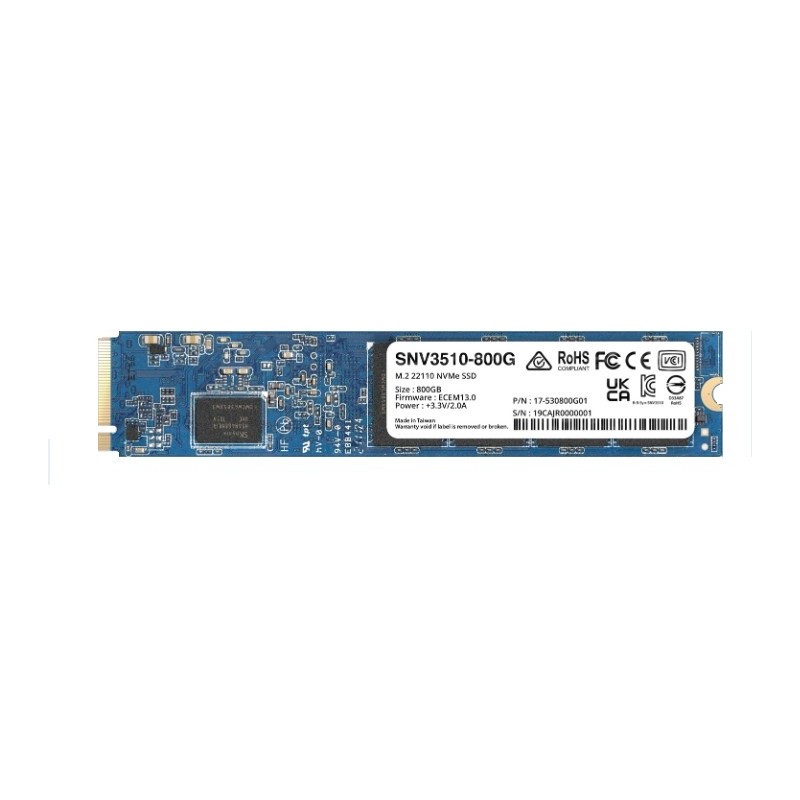 Synology SNV3510 M.2 800 GB PCI Express 3.0 NVMe