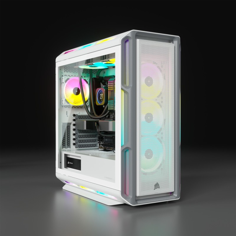 Corsair iCUE 5000T RGB Midi Tower Bianco