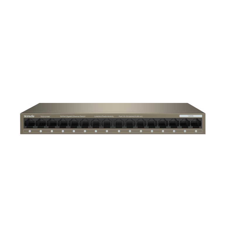 Tenda TEG1016M switch di rete Non gestito Gigabit Ethernet (10 100 1000)