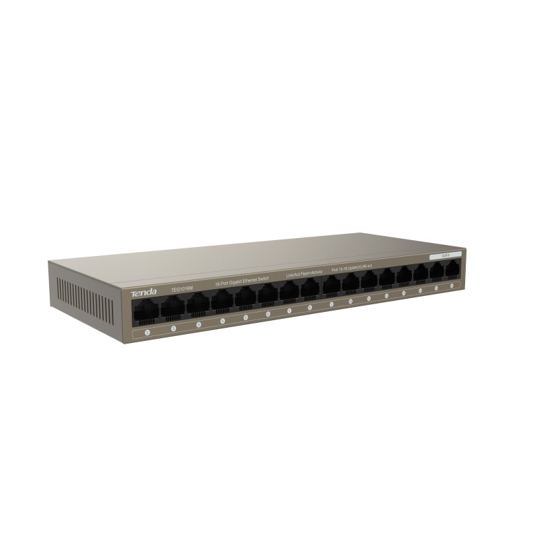 Tenda TEG1016M switch di rete Non gestito Gigabit Ethernet (10 100 1000)