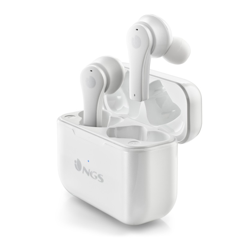NGS ARTICA BLOOM Auricolare Wireless In-ear Musica e Chiamate USB tipo-C Bluetooth Bianco