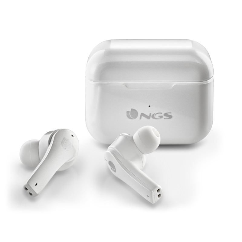 NGS ARTICA BLOOM Auricolare Wireless In-ear Musica e Chiamate USB tipo-C Bluetooth Bianco