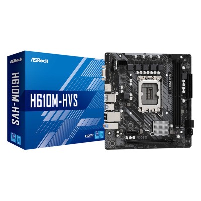 Asrock H610M-HVS Intel H610 LGA 1700 micro ATX