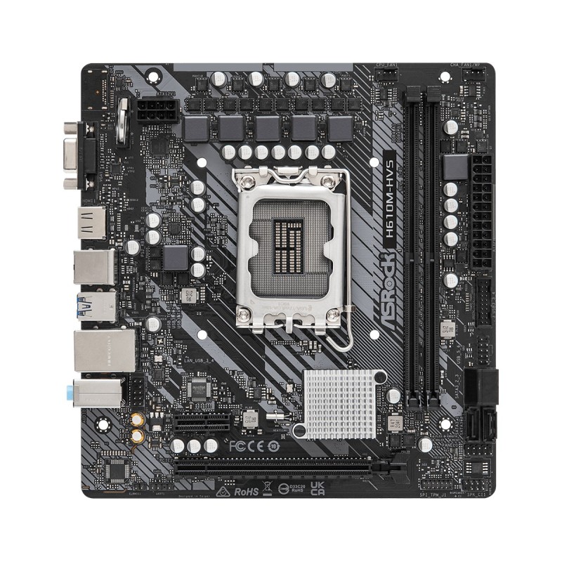 Asrock H610M-HVS Intel H610 LGA 1700 micro ATX