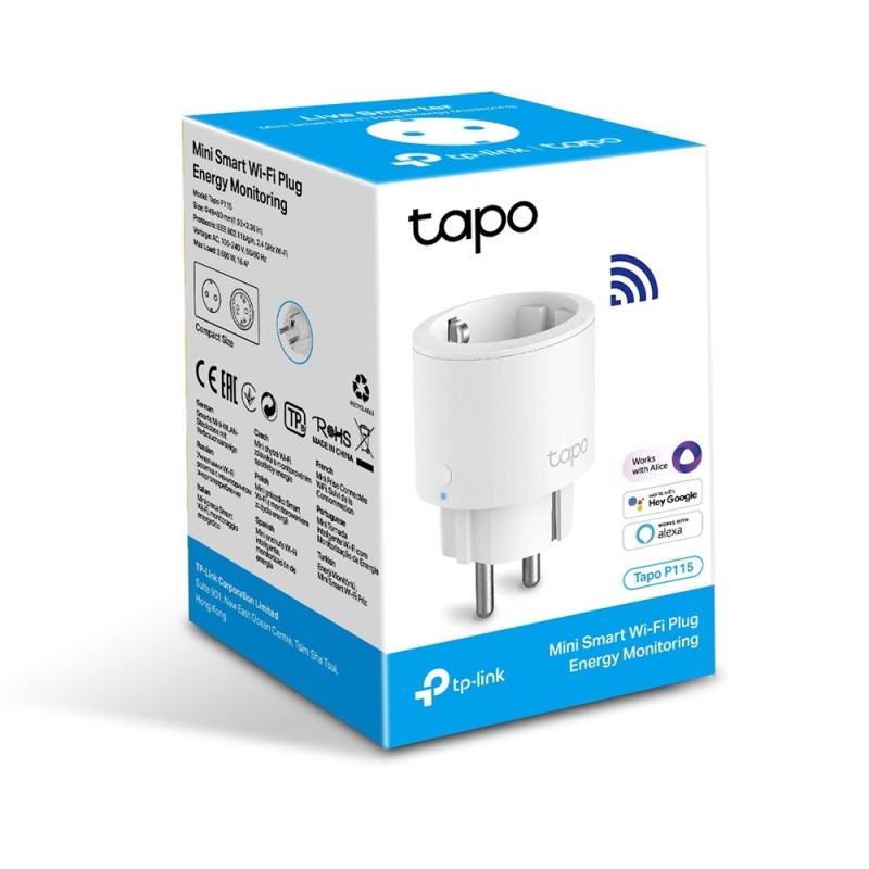 TP-Link Tapo P115 presa intelligente 3680 W Bianco