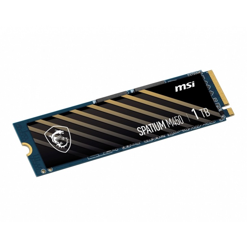 MSI SPATIUM M450 PCIe 4.0 NVMe M.2 1 TB PCI Express 4.0 3D NAND