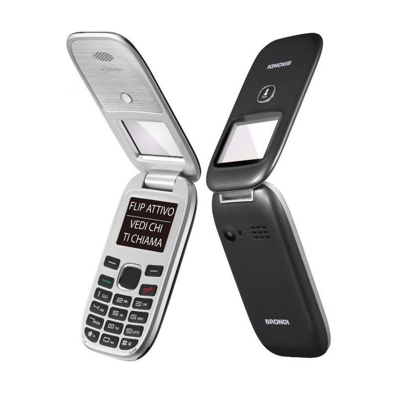 Brondi Window+ 4,5 cm (1.77") Nero Telefono cellulare basico