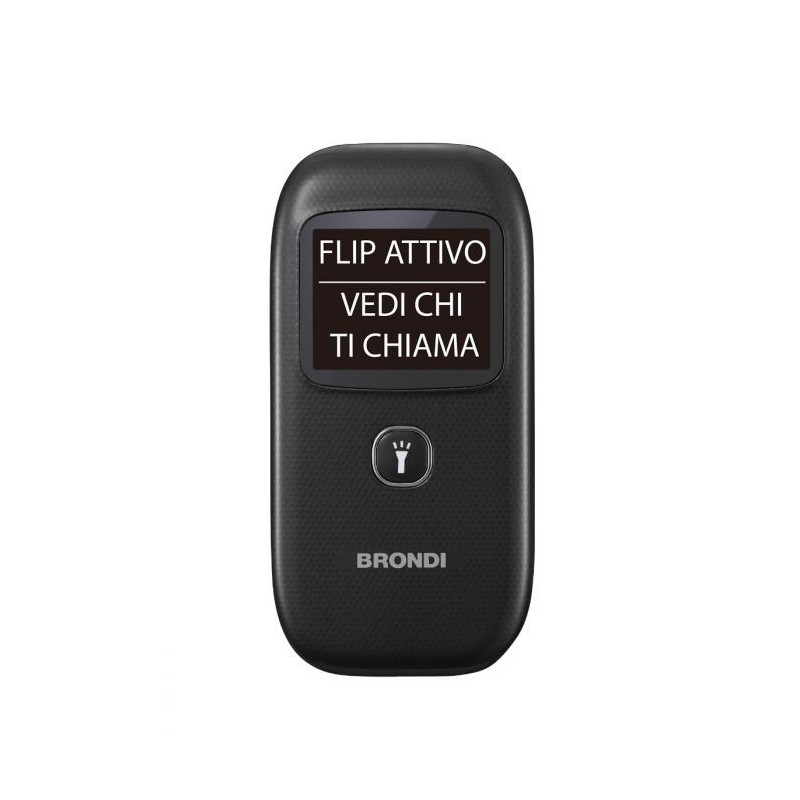 Brondi Window+ 4,5 cm (1.77") Nero Telefono cellulare basico