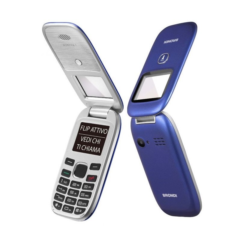 Brondi Window+ 4,5 cm (1.77") Blu Telefono cellulare basico