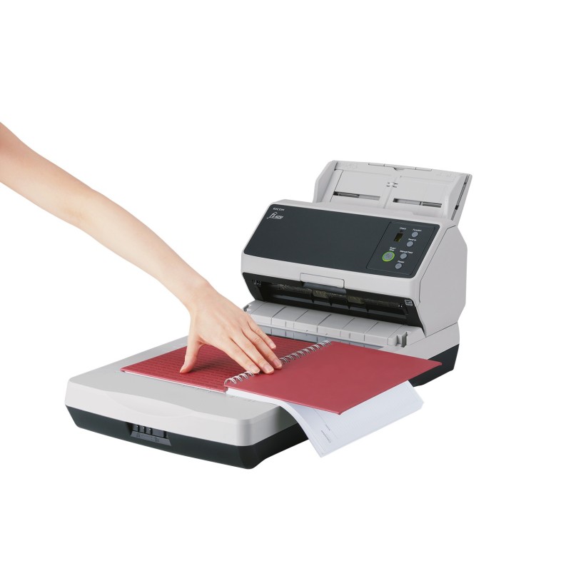 Ricoh fi-8250 ADF + scanner ad alimentazione manuale 600 x 600 DPI A4 Nero, Grigio