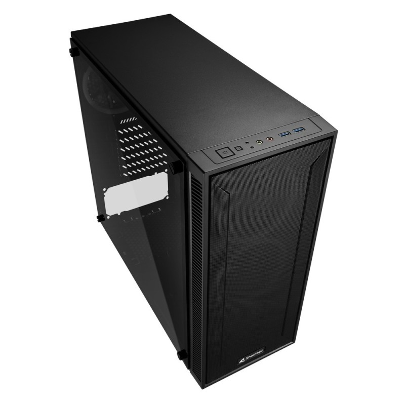 Sharkoon TG4M RGB computer case Desktop Nero