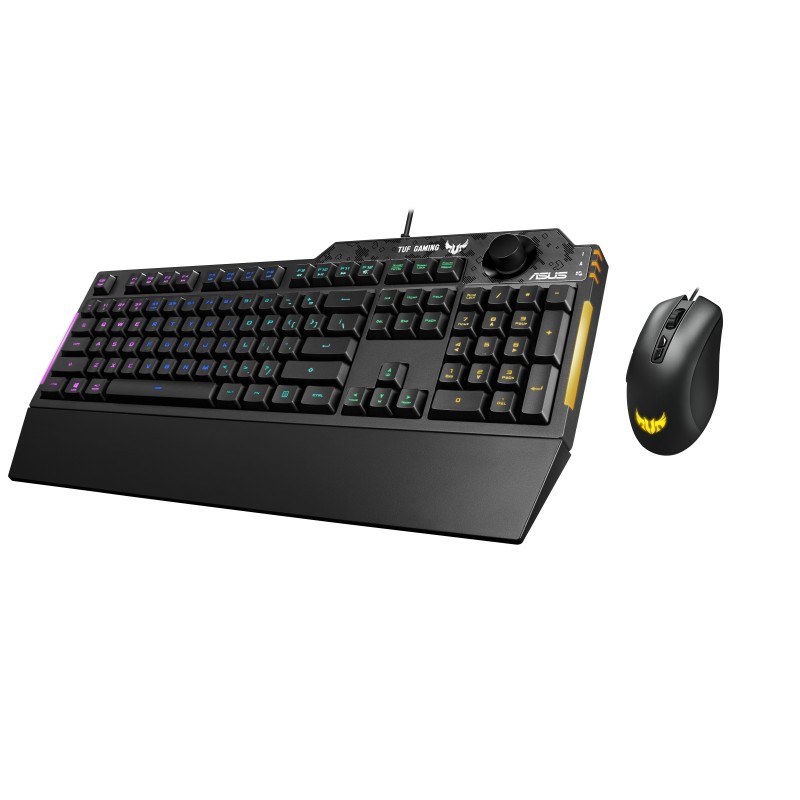 ASUS TUF Gaming Combo K1&M3 tastiera Mouse incluso USB QWERTY Italiano Nero, Grigio