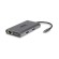 Hamlet HDKC-PD400V replicatore di porte e docking station per laptop Cablato USB 3.2 Gen 1 (3.1 Gen 1) Type-C Grigio