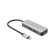 HYPER HD41-GL replicatore di porte e docking station per laptop USB 2.0 Type-C Nero, Grigio