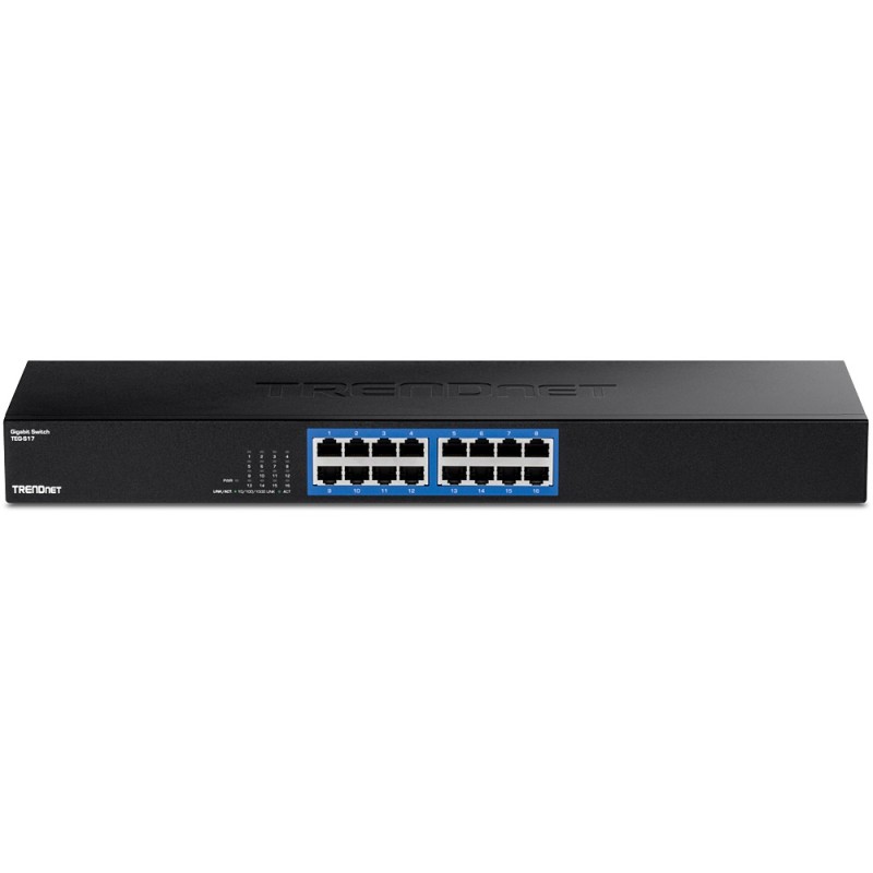 Trendnet TEG-S17 switch di rete Gigabit Ethernet (10 100 1000) Nero