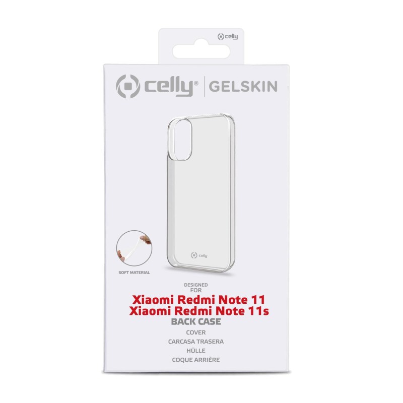 Celly GELSKIN custodia per cellulare 16,3 cm (6.43") Custodia sottile Trasparente