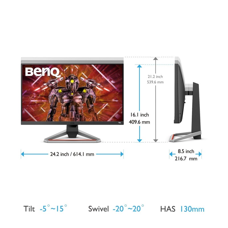 BenQ 9H.LKTLA.TBE Monitor PC 68,6 cm (27") 3840 x 2160 Pixel 4K Ultra HD LED Nero