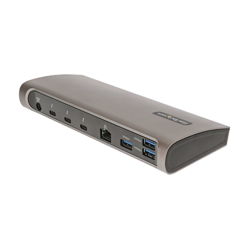 StarTech.com Dock Thunderbolt 4, Power Delivery 96W, Dual Monitor 4K 60Hz Single Monitor 8K, 3xTB4 Porte USB4, 4xUSB-A, SD,