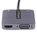 StarTech.com Adattatore USB-C a VGA HDMI, Adattatore Multiporta USB Type-C a VGA HDMI 4K 60Hz HDR con Uscita Audio da 3,5 mm