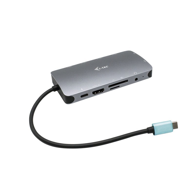 i-tec USB-C Metal Nano Dock HDMI VGA with LAN + Charger 112W