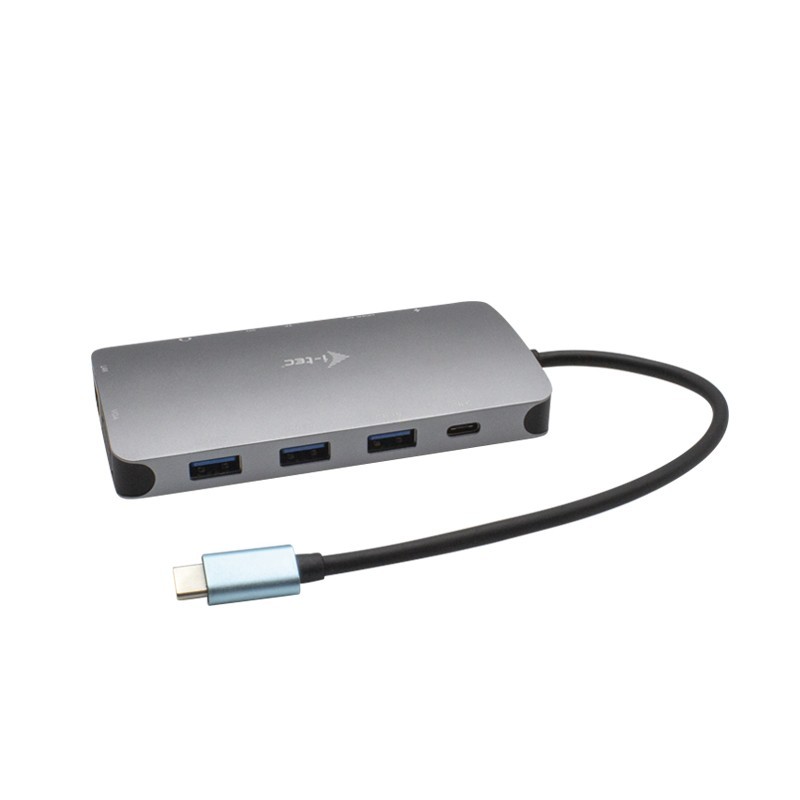 i-tec USB-C Metal Nano Dock HDMI VGA with LAN + Charger 112W